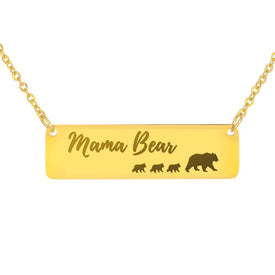 Mama Bear Necklace 3 Cubs