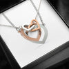 Interlocking hearts template gift for daughter