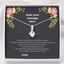 For Your Wife, Customize The Message Just For Her