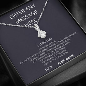 Proverbs 31, Customize This Gorgeous Necklace For Your Amazing Wife.