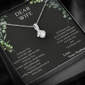 Dear Wife, Spark romance with this gorgoues necklace for your wife