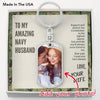 Navy Husband | Make his day with your custom photo and engraving