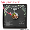 Dear Wife Necklace, Upload YOUR photo and wow her with this gift