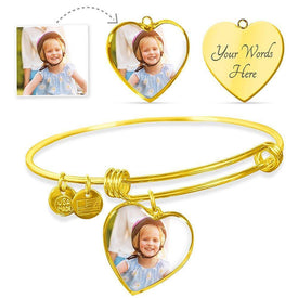 Custom Bangle Charm with YOUR Photo
