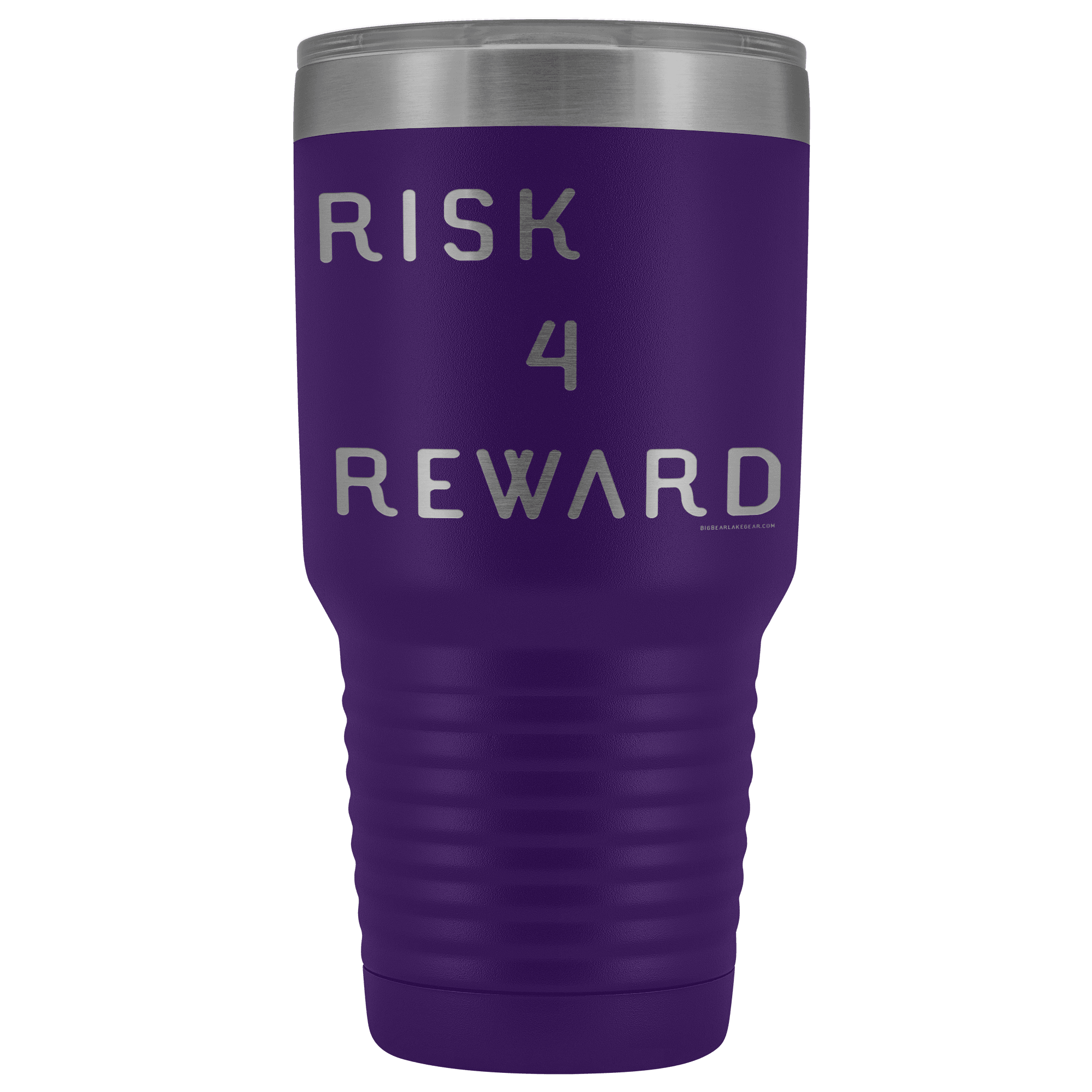 Risk 4 Reward | Try Things and Get Rewards | 30 oz Tumbler Tumblers Purple 