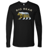 Big Bear V.1 Men's Shirts T-shirt Next Level Mens Long Sleeve Black S