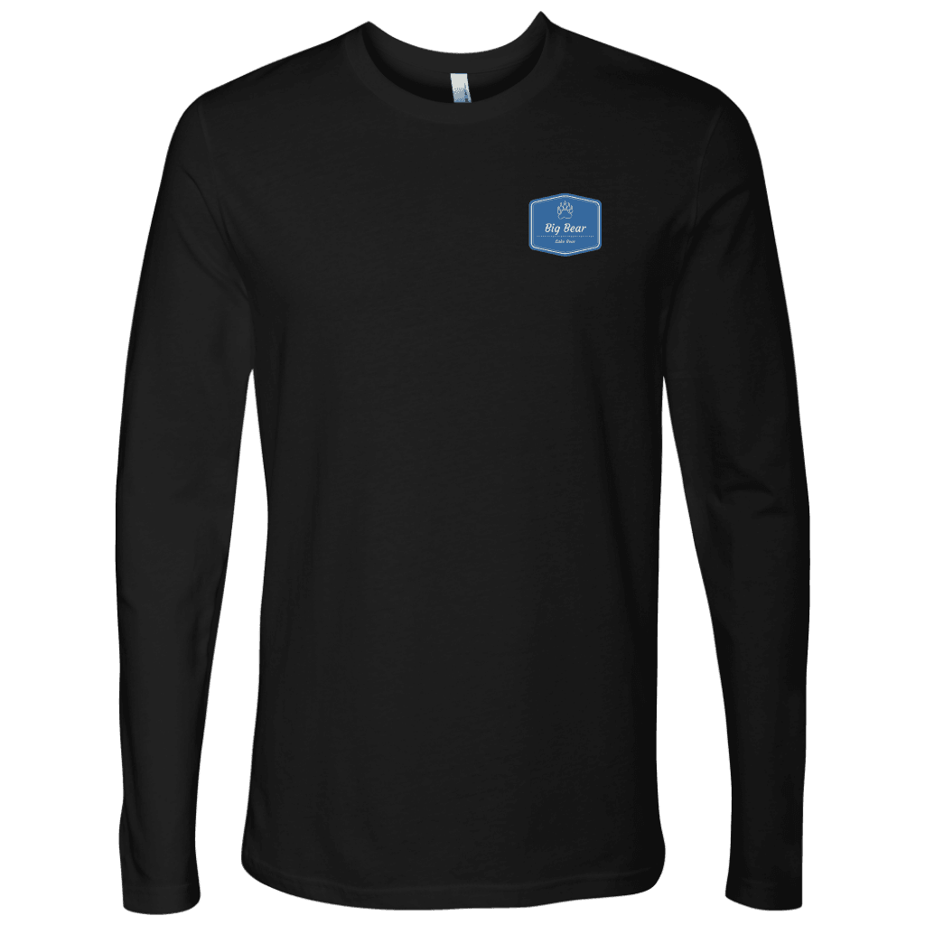 Fear Is A Liar T-shirt Next Level Mens Long Sleeve Black S