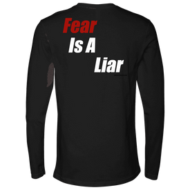Fear Is A Liar, Print on Back, Logo Front