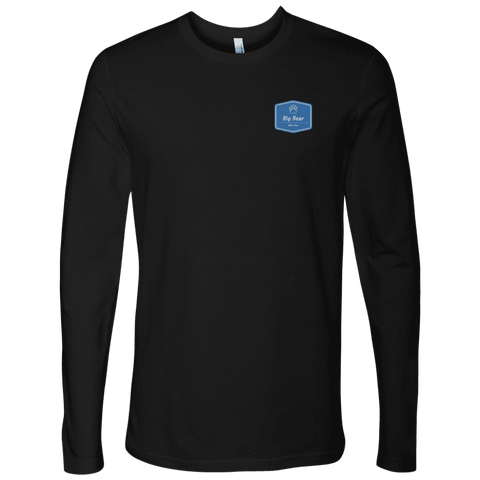 Image of Fear Is A Liar T-shirt Next Level Mens Long Sleeve Black S