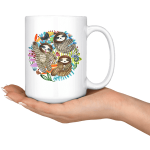 Fun Watercolor Sloth Mugs Drinkware 