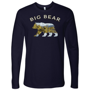 Big Bear V.1 Men's Shirts T-shirt Next Level Mens Long Sleeve Midnight Navy S