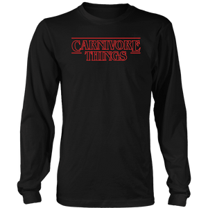 Carnivore Things T-shirt District Long Sleeve Shirt Black S