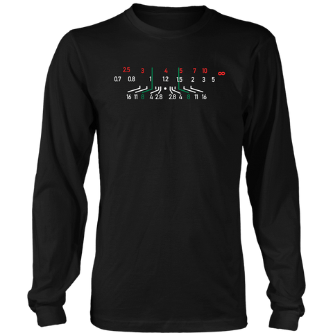 Image of Focal Length, District Shirts and Hoodies T-shirt District Long Sleeve Shirt Black S