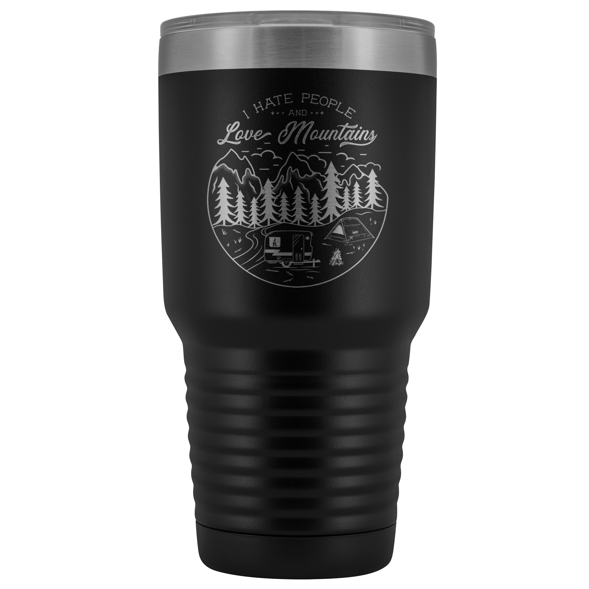 Love the Mountains | 30oz Tumbler Tumblers Black 