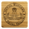 Great EOD Tech Coasters | Initial Success Or Total Failure Coasters Bamboo Coaster - 4pc 