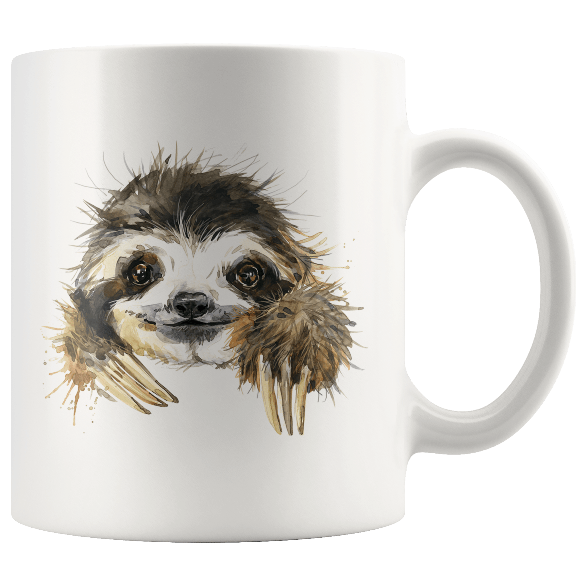 Happy Sloth Mug Drinkware 11oz Mug 