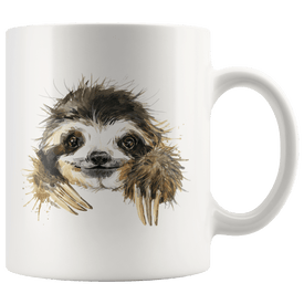 Happy Sloth Mug Drinkware 11oz Mug 
