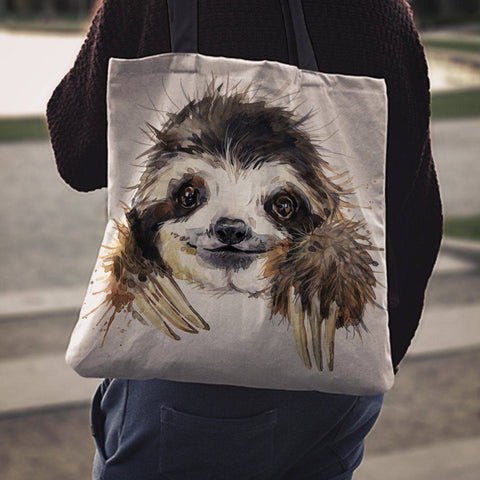 Image of Premium Sloth Tote Bags 