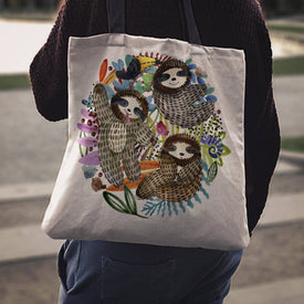 Premium Sloth Tote Bags