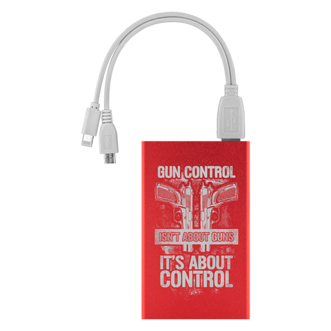 Image of Gun Control Power Bank V1 Power Banks Red 