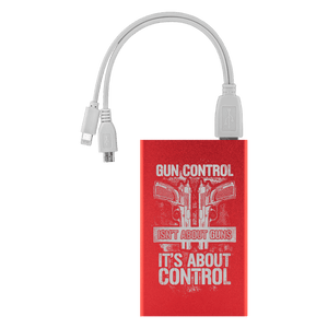 Gun Control Power Bank V1 Power Banks Red 