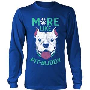 Pit Buddy Shirts and Hoodies T-shirt Long Sleeve Shirt Royal Blue S