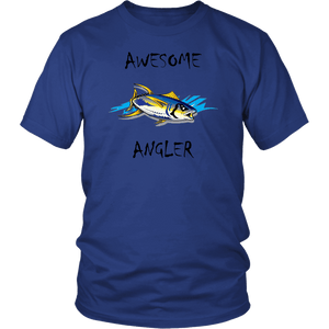 You're An Awesome Angler | V.2 Chiller T-shirt District Unisex Shirt Royal Blue S