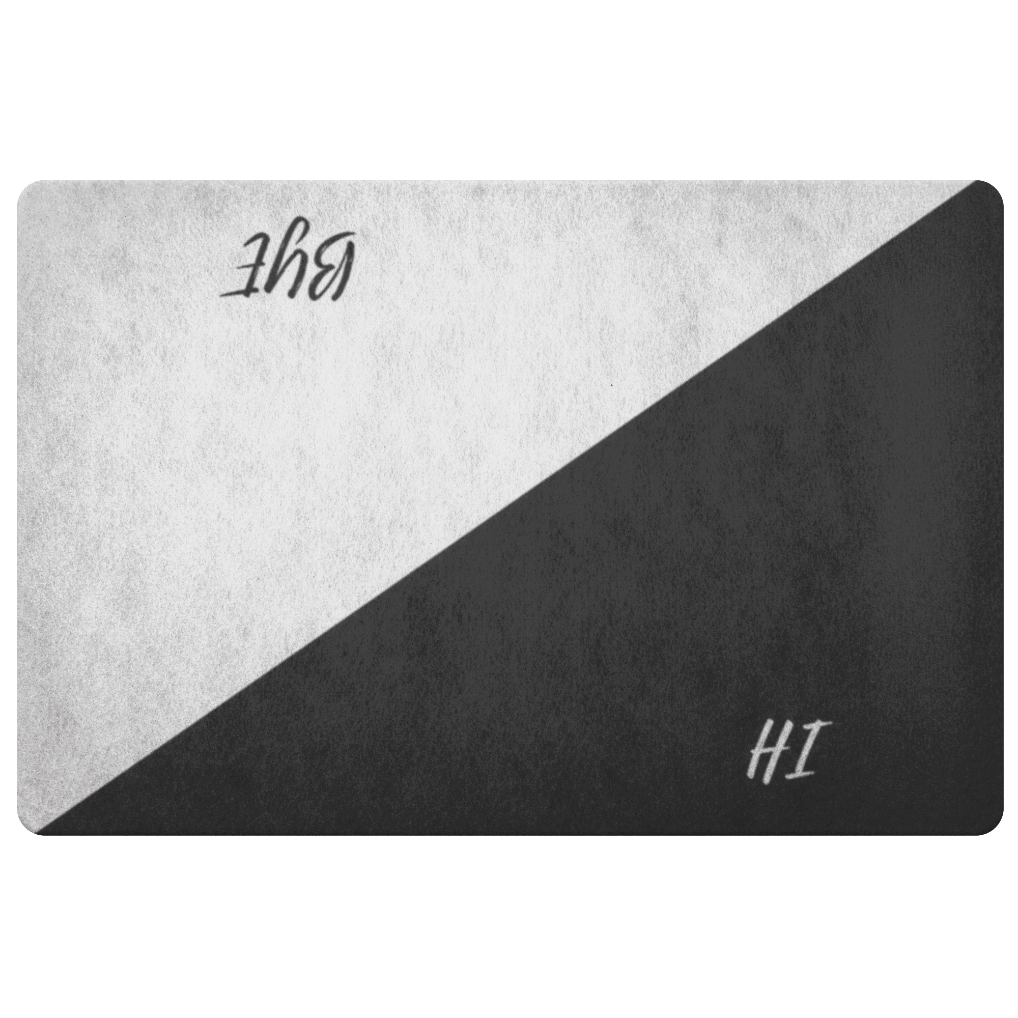 Fun Door Mats Doormat Hi/Bye 