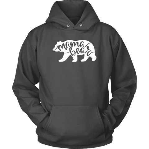 Image of Mama Bear Shirts T-shirt Unisex Hoodie Charcoal S