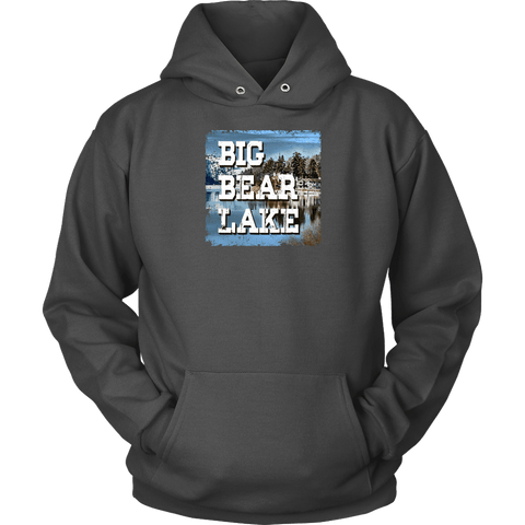 Image of Big Bear Lake V.1 Hoodies and Long Sleeve T-shirt Unisex Hoodie Charcoal S