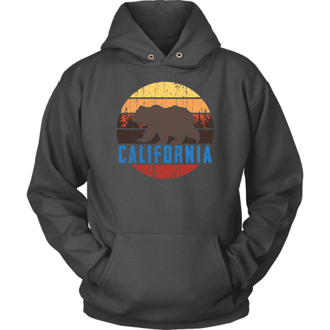 Image of Big Bear Lake California V.1 Hoodies and Long Sleeve T-shirt Unisex Hoodie Charcoal S
