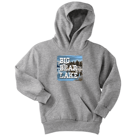 Image of Big Bear Lake V.1 Hoodies and Long Sleeve T-shirt Youth Hoodie Athletic Heather XS