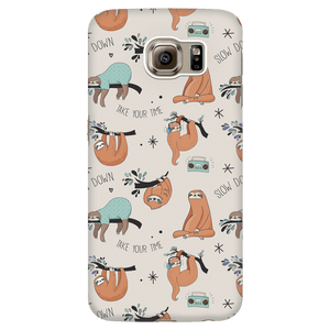 Beige Sloth Collage Phone Case Phone Cases Galaxy S6 