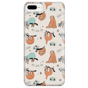 Beige Sloth Collage Phone Case Phone Cases iPhone 7 Plus/7s Plus/8 Plus 