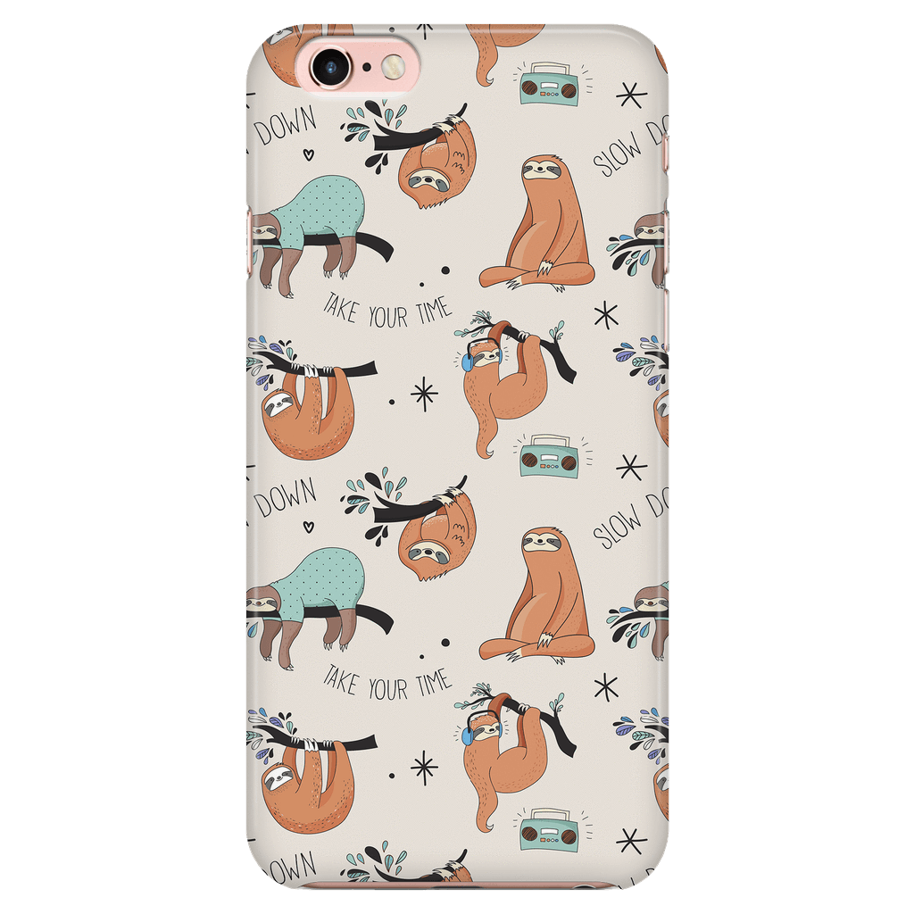 Beige Sloth Collage Phone Case Phone Cases iPhone 6/6s 