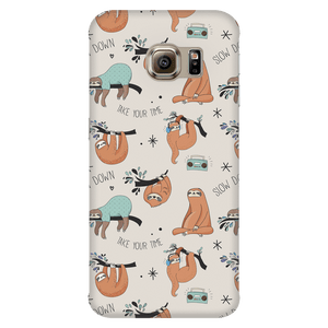 Beige Sloth Collage Phone Case Phone Cases Galaxy S6 Edge 