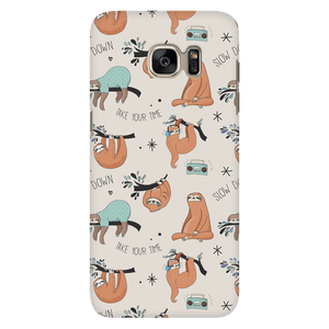 Beige Sloth Collage Phone Case Phone Cases Galaxy S7 