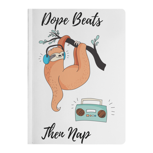 Dope Beats Sloth | Paperback Journal