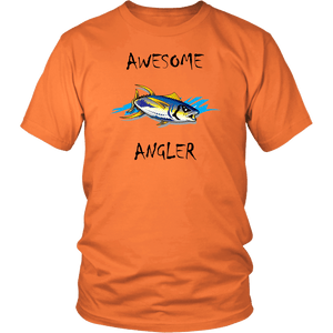 You're An Awesome Angler | V.2 Chiller T-shirt District Unisex Shirt Orange S
