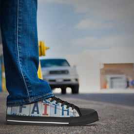 Walk By Faith | Premium Low Top Shoes