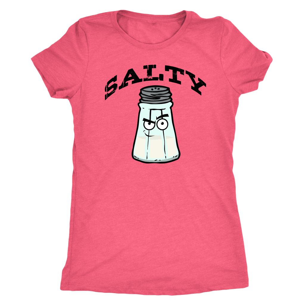 Salty V.1 Womens T-shirt Next Level Womens Triblend Vintage Light Pink S