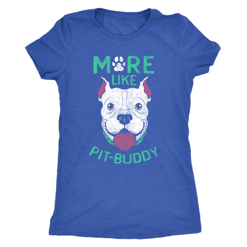 Image of Pit Buddy Shirts and Hoodies T-shirt Next Level Womens Triblend Vintage Royal S