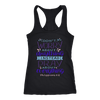 Don't Worry!, Philippians 4:6 T-shirt Next Level Racerback Tank Black XS