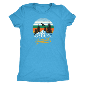 Great Outdoors Shirts | Womens T-shirt Next Level Womens Triblend Vintage Turquoise S