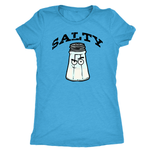 Salty V.1 Womens T-shirt Next Level Womens Triblend Vintage Turquoise S