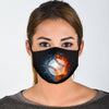 Baseball Lovers Fase Mask Face Mask Face Mask - Black Adult Mask + 2 FREE Filters (Age 13+) 