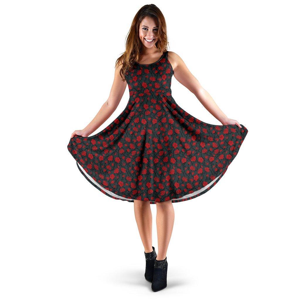 Red Roses Dress 
