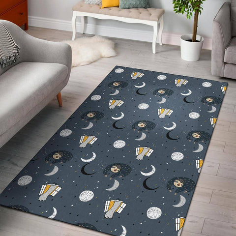 Image of Space Sloth Area Rug Rug 