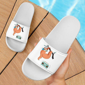 DJ Sloth Slide Sandals Slides 