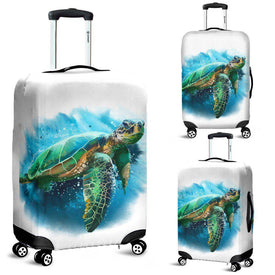 Cool Turtle Luggage Cover V3